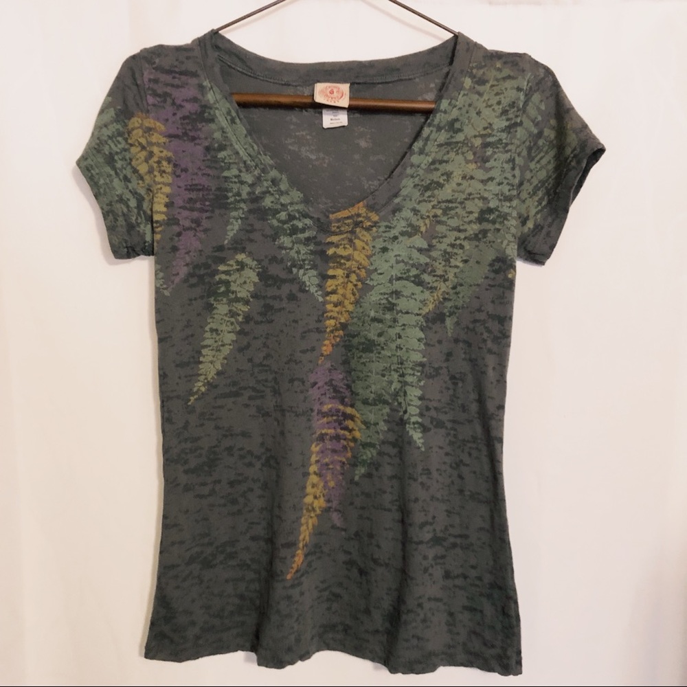 5 for $25 Curious Gypsy Burn-out T-shirt S